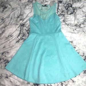 Baby blue dress NWT, belt loops